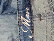 Vorschaubild 3 von Damen Jeans Straight Leg W26/L32 Blau Baumwolle Elasthan Lindy