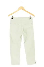 Vorschaubild 2 von Damen Stoffhose Gr. 34 XS Grün Casual Baumwolle Elasthan