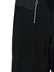 Vorschaubild 3 von Damen Hose Treggings Anzughose Gr. 40 L Schwarz Reißverschluss Stretch