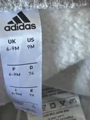 Vorschaubild 7 von Jogginghose Baby Gr. 74 6-9M Grau 3-Streifen Trainingshose