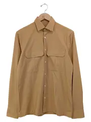 Vorschaubild 1 von Damen Hemdbluse Beige Gr. 38/S Klassisch Elegant Baumwolle