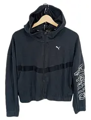 Vorschaubild 1 von Damen Trainingsjacke Kapuzenjacke Gr. 38/M Schwarz Sportlich