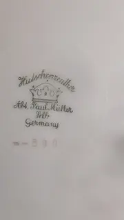 Vorschaubild 3 von Sammelteller Edelweiß Motiv Porzellan Selb Germany 21cm