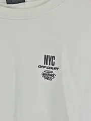 Vorschaubild 3 von Sweatshirt Herren XL Beige NYC Off Court Streetwear Boxy Fit