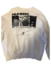 Vorschaubild 2 von Sweatshirt Herren XL Beige NYC Off Court Streetwear Boxy Fit