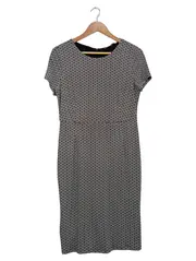 Vorschaubild 1 von Damen Businesskleid Gr. 40/L Schwarz Elegant