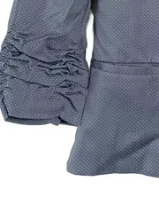 Vorschaubild 5 von Damen Blazer Gr. 42/XL Blau Gepunktet Modern