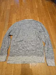Vorschaubild 2 von Pullover Herren Gr. S Grau Meliert Sweatshirt Baumwolle
