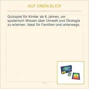 Vorschaubild 2 von Mein grüner Fußabdruck Quizspiel Umwelt Wissen ab 8 Jahre Familie