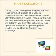 Vorschaubild 3 von Mein grüner Fußabdruck Quizspiel Umwelt Wissen ab 8 Jahre Familie