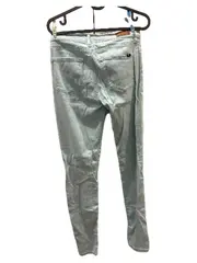 Vorschaubild 4 von Damen Skinny Jeans W27/34 Türkis Stretch Hose