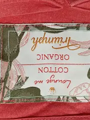 Vorschaubild 3 von Damen T-Shirt Rosa Einheitsgröße Casual Baumwolle Knopfleiste