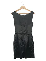 Vorschaubild 2 von Damen Etuikleid Gr. 34/XS Schwarz Elegant Business Bleistiftkleid