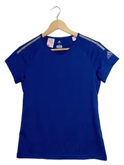 Vorschaubild 1 von Kinder Sport Shirt Blau Gr. 170 T-Shirt Training Laufshirt