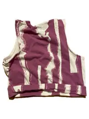 Vorschaubild 5 von x Thebe Magugu Damen Crop Top Sport Shirt Gr. 32/XXS Lila