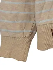 Vorschaubild 4 von Pullover Damen Gr. L Beige Gestreift Sweatshirt Casual