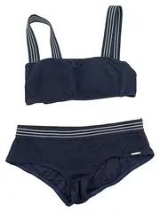Vorschaubild 1 von Bikini Damen Gr. 36 Dunkelblau Gestreift Sportlich
