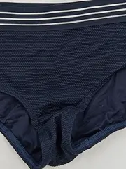 Vorschaubild 2 von Bikini Damen Gr. 36 Dunkelblau Gestreift Sportlich
