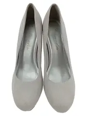 Vorschaubild 2 von Pumps Damen Gr. 40 Grau Elegant Business 10cm Absatz