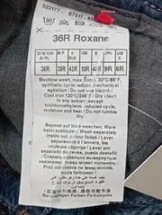 Vorschaubild 4 von Damen Jeans Regular Fit Roxane Gr. 36 W28 Blau Grafisch