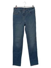 Vorschaubild 1 von Damen Jeans Regular Fit Roxane Gr. 36 W28 Blau Grafisch
