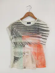Vorschaubild 2 von Taifun Damen T-Shirt XS Mehrfarbig Modern Grafischer Print