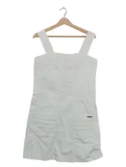 Vorschaubild 1 von SEE BY CHLOé Damen Jeanskleid weiß Gr. 42/XL Casual Baumwolle Elasthan