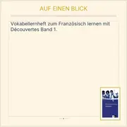 Vorschaubild 2 von Klett Découvertes 1 Vokabellernheft Französisch Schulbuch Lernjahr 1 Taschenbuch