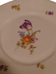 Vorschaubild 2 von Sammelteller Klassisch Blumenmuster Porzellan Weiß 18 cm