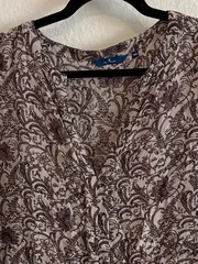 Vorschaubild 2 von Damen Top ärmellos Paisley-Muster Gr. 46 Mehrfarbig Bohemian