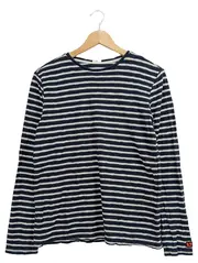 Vorschaubild 1 von Langarmshirt Kinder Gr. 164 Blau gestreift Baumwolle Casual