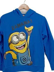 Vorschaubild 2 von Minion Kapuzenpullover Kinder Gr. 152 Blau Casual