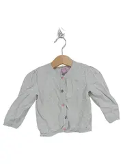 Vorschaubild 1 von dopodopo Strickjacke Mädchen Gr. 86 Grau Baumwolle Casual Langarm