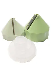 Vorschaubild 2 von Spiralschneider Set 2x Gemüseschneider Julienne Gemüsespaghetti grün weiß