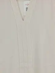 Vorschaubild 3 von Damen Bluse Gr. 40 Elegant Beige Polyester Langarm