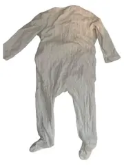 Vorschaubild 3 von Baby Body Strampler Größe 80 Weiß Rippstrick Langarm