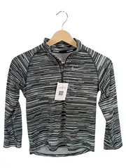 Vorschaubild 1 von Dri-Fit Running Langarmshirt Damen Gr. S Schwarz Gestreift
