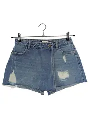 Vorschaubild 1 von Damen Jeansrock Blau XS Casual Destroyed Minirock
