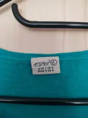 Vorschaubild 5 von Pullover Damen XS Türkis Casual Kurzarm Strickpullover