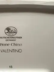 Vorschaubild 2 von Valentino Servierplatte Porzellan Geometrisch Weiß 32cm