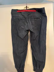 Vorschaubild 2 von Jogger Damen Jogginghose Blau Casual Baumwolle Gr. 34 XS