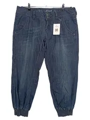 Vorschaubild 1 von Jogger Damen Jogginghose Blau Casual Baumwolle Gr. 34 XS