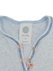 Vorschaubild 3 von Baby Body Kurzarm Gr. 68 Blau Baumwolle