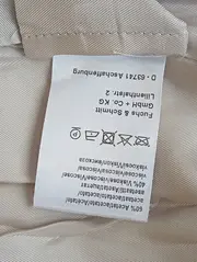 Vorschaubild 5 von Damen Wollmantel 38/M Beige Klassisch Elegant Kariert