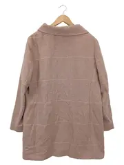 Vorschaubild 2 von Damen Wollmantel 38/M Beige Klassisch Elegant Kariert