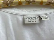 Vorschaubild 3 von Damen Langarmshirt Basic Weiß Gr. 38/M Baumwolle