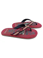 Vorschaubild 1 von Zehentrenner Kinder Gr. 36 NYC USA Rot Blau Sandalen