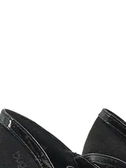 Vorschaubild 2 von Damen Pumps Gr. 42 Schwarz T-Strap Wildleder Lack Absatz Elegant