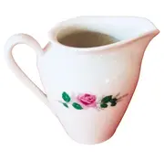 Vorschaubild 1 von Milchkännchen Porzellan Weiß Blumenmuster Klassisch 250ml