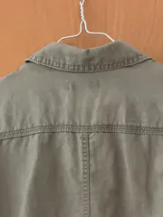 Vorschaubild 5 von Damen Leichte Jacke Blazer Gr. 40/L Oliv Casual Leinen